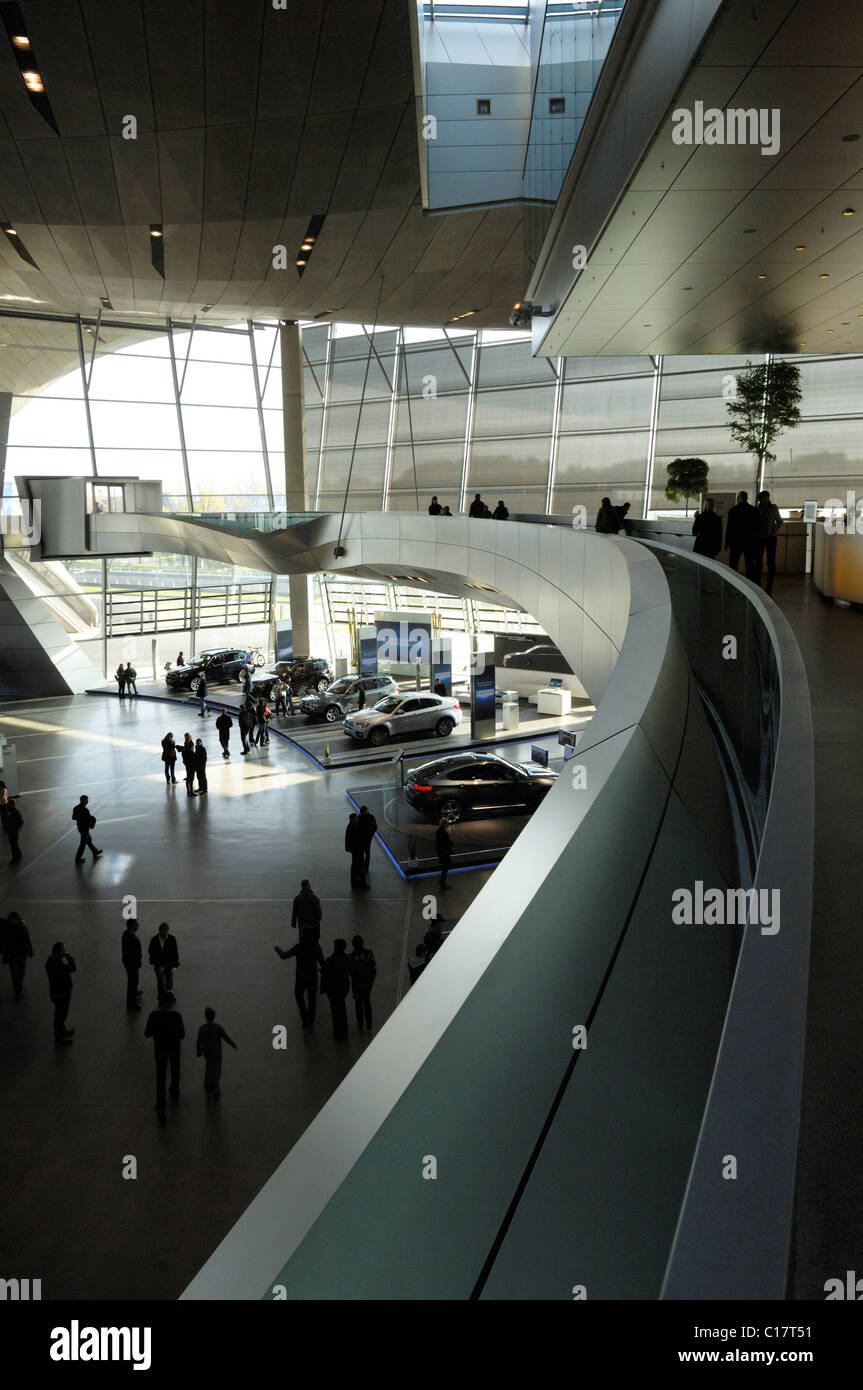 BMW-Welt, BMW World, centre de distribution et d'événement forum, Munich, Bavaria, Germany, Europe Banque D'Images