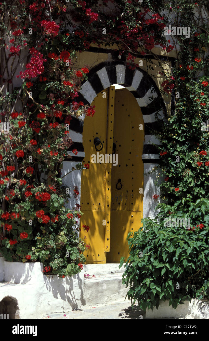 La Tunisie, Sidi Bou Said Banque D'Images