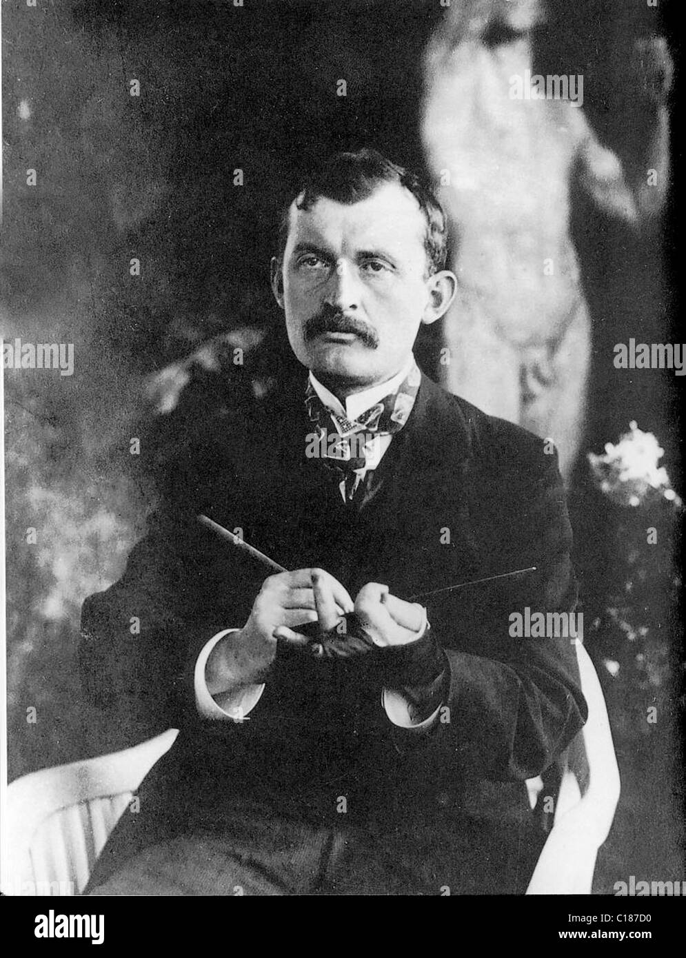 Edvard Munch, artiste norvégien. Banque D'Images