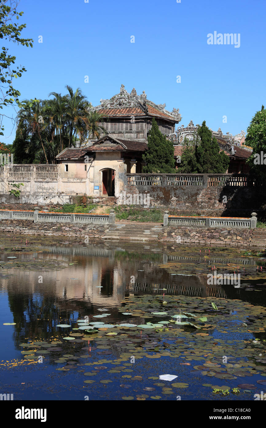Prises à la citadelle de Hue, Vietnam Banque D'Images