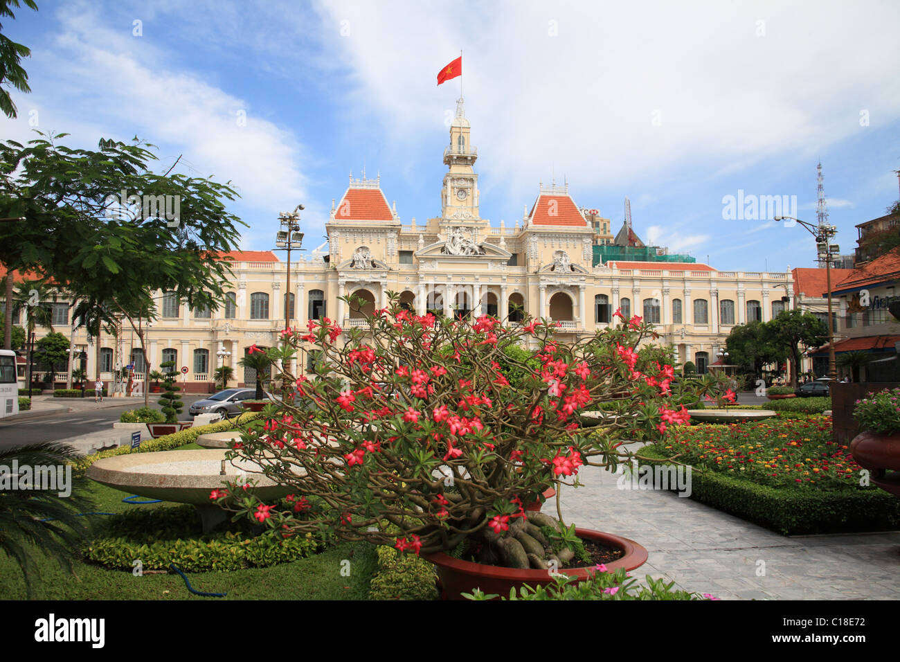 Hi Chi Minh City Hall à Saigon. Banque D'Images
