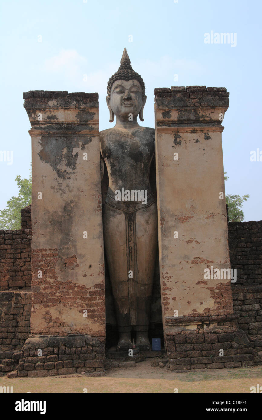 Sukhothai, site historique en Thaïlande Banque D'Images