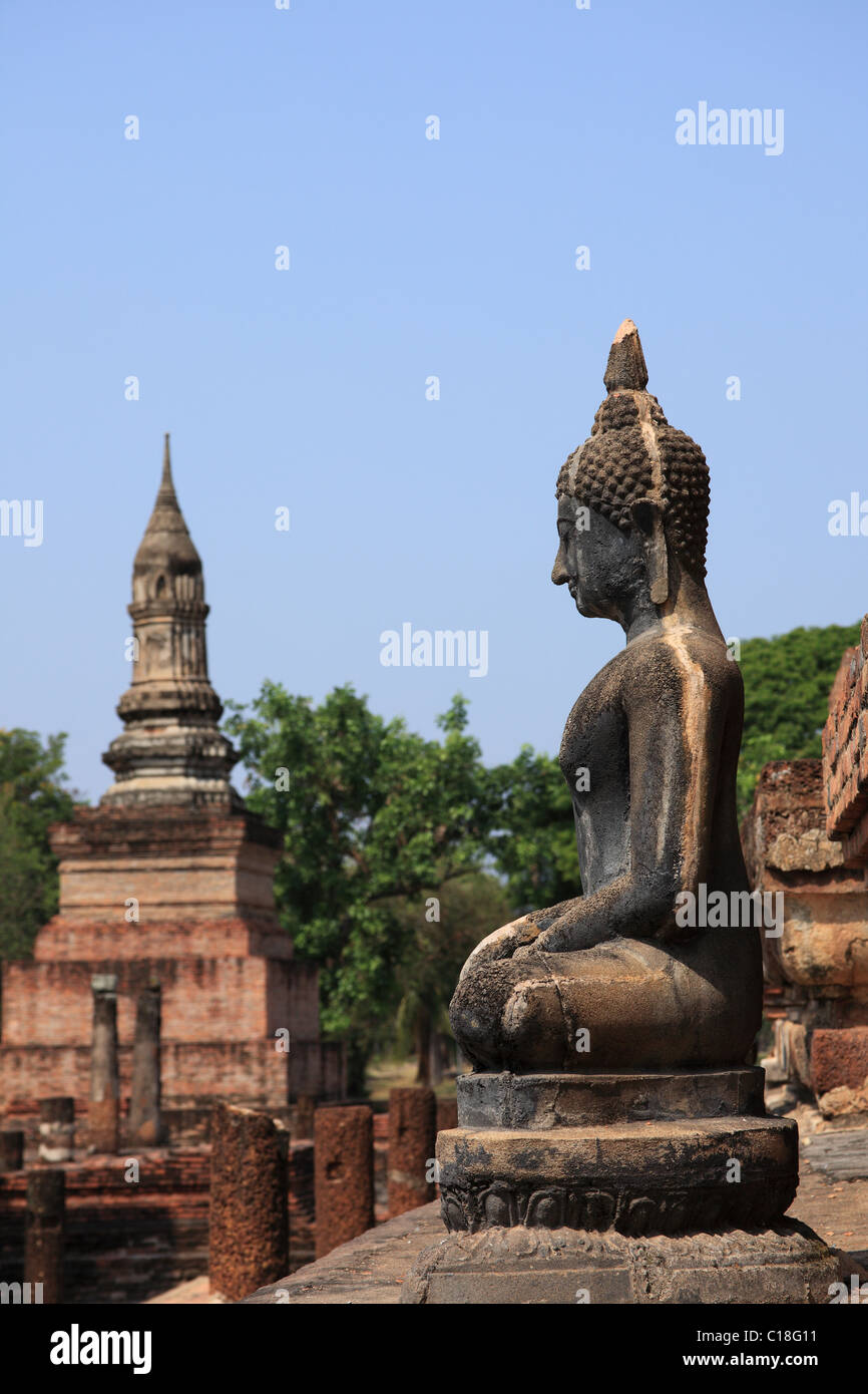 Sukhothai, site historique en Thaïlande Banque D'Images