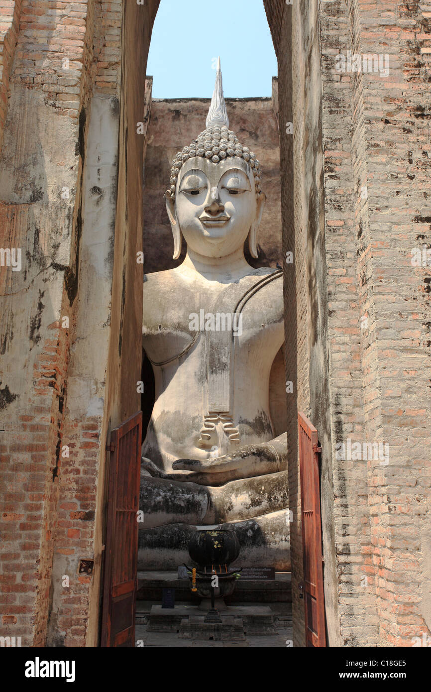 Wat Mahathat Sukhothai en Thaïlande, Banque D'Images