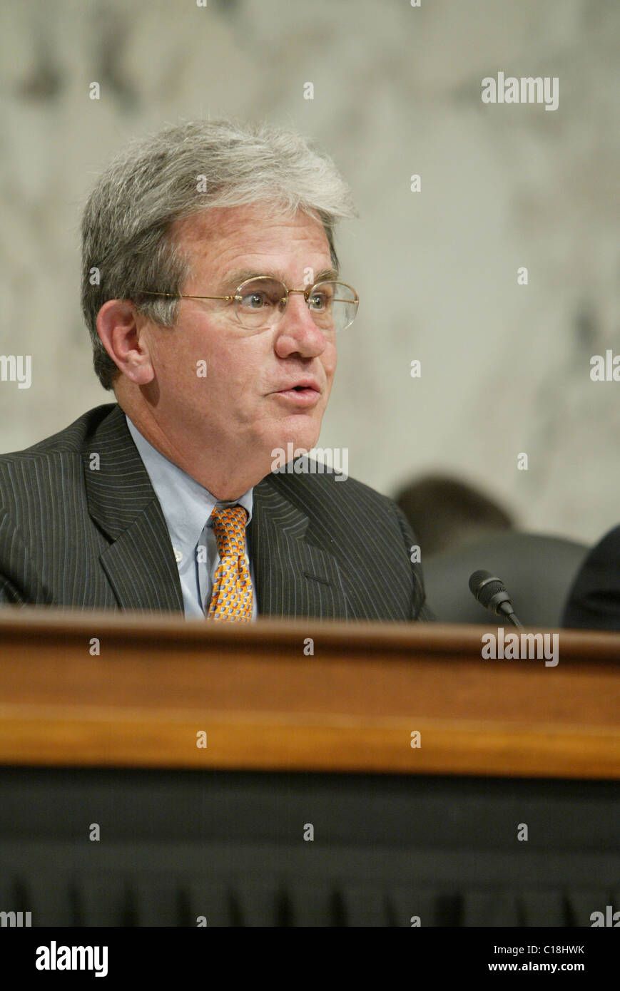 Le sénateur Tom Coburn lors d'une audience du sous-comité des enquêtes sur "Les banques et les paradis fiscaux Impôt - nous l'obtention de la Banque D'Images