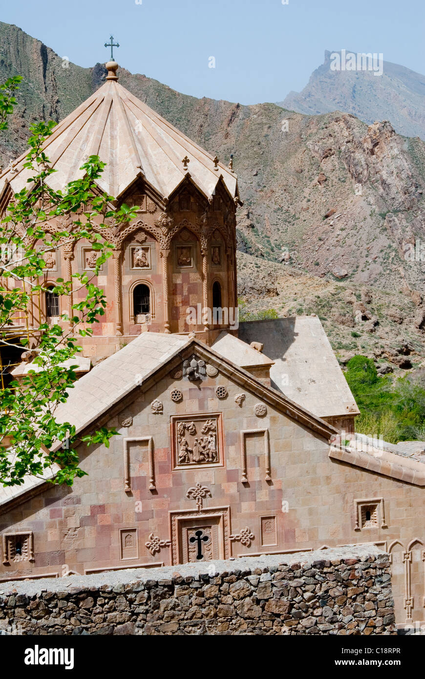 Coupole de l'église St Stephanos, Jolfa, Iran Banque D'Images