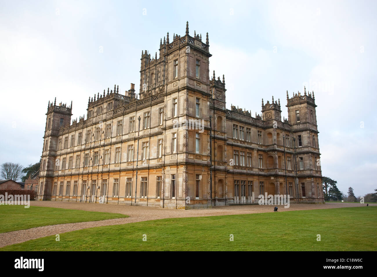 Château de Highclere, Newbury, Berkshire, Angleterre, Royaume-Uni. Photo:Jeff Gilbert Banque D'Images