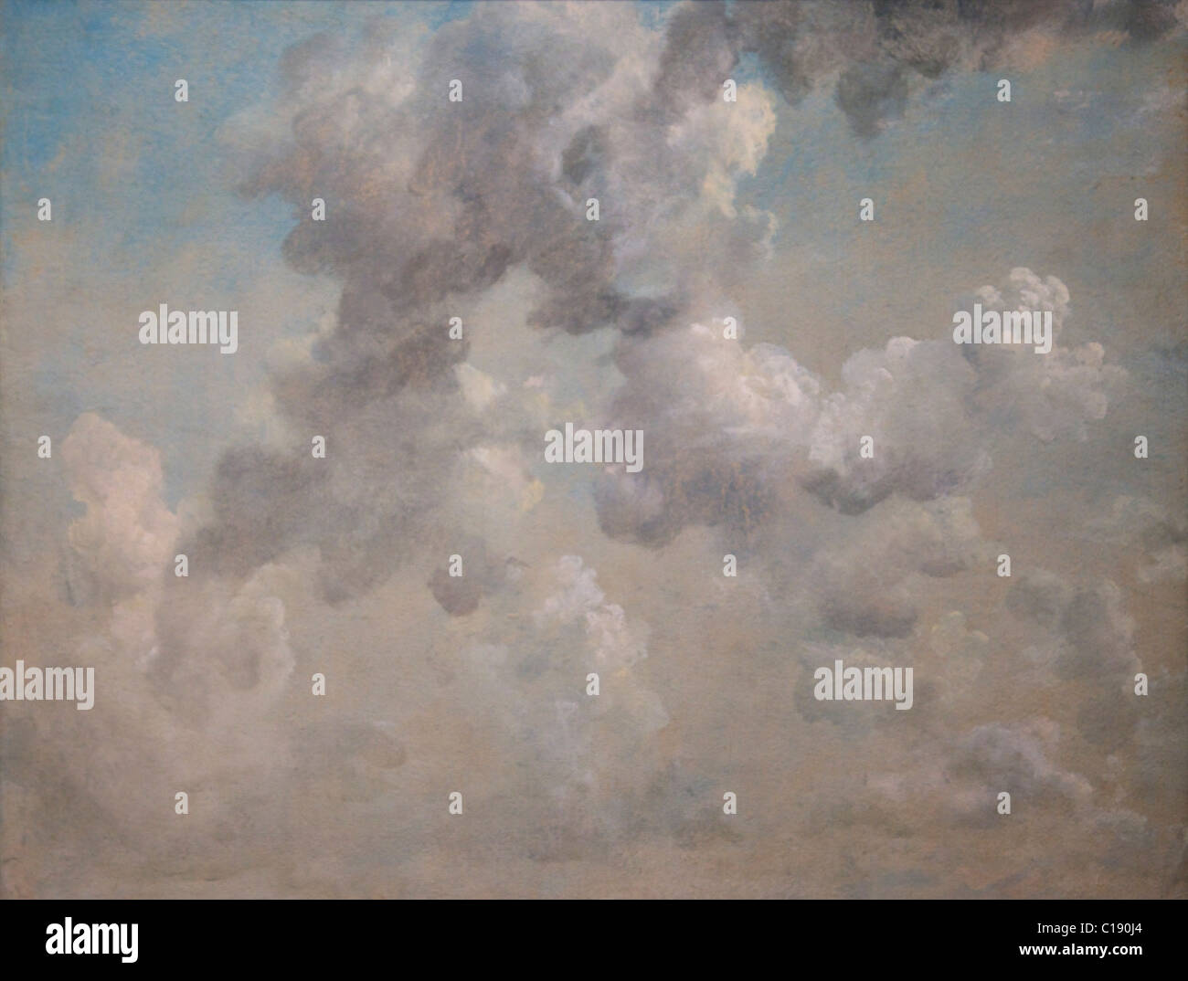 L'étude des nuages, par John Constable, 1822, l'Ashmolean Museum of Art, University of Oxford, Oxfordshire, England, UK Banque D'Images
