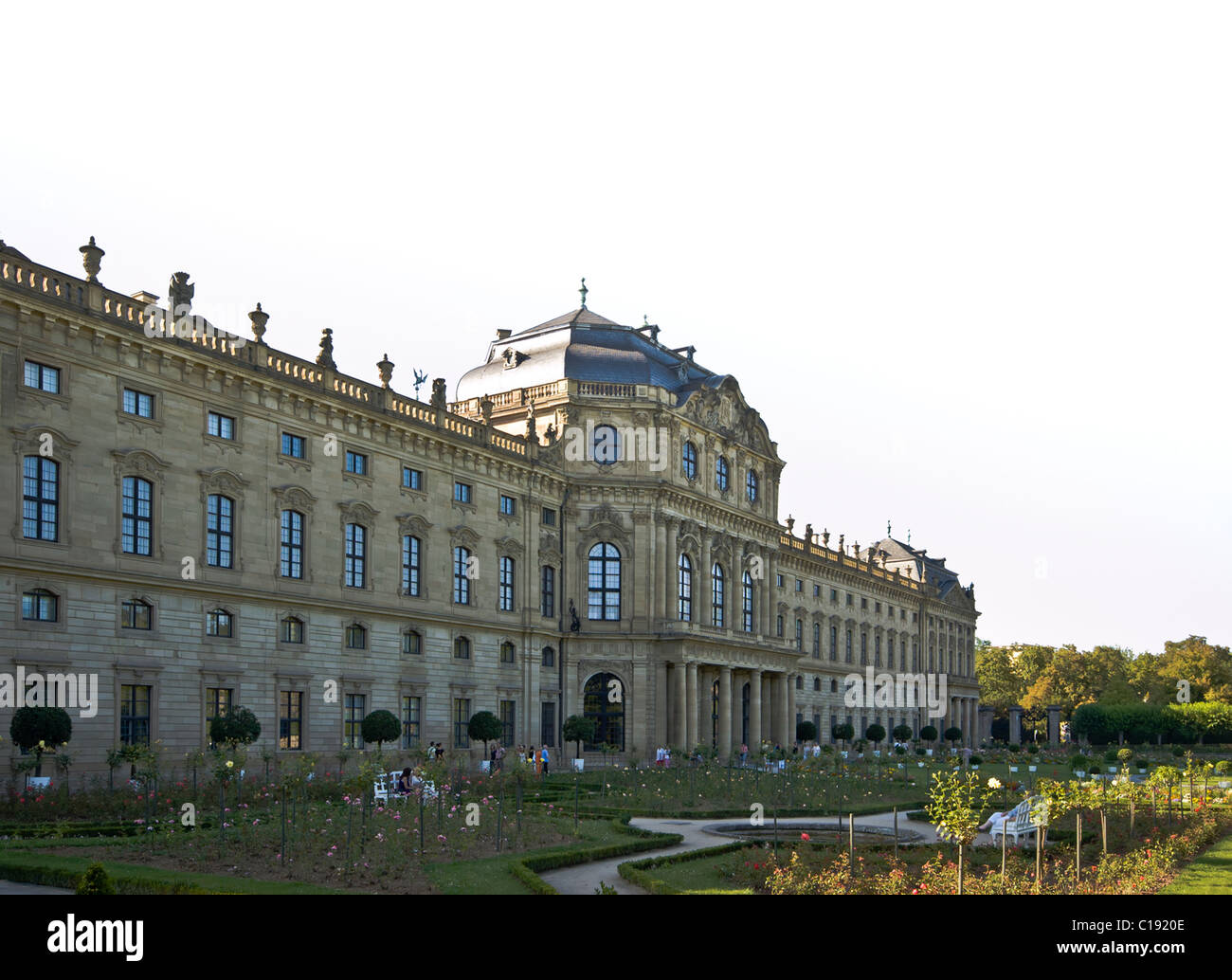 Würzburg en Allemagne Résidence Palace Banque D'Images