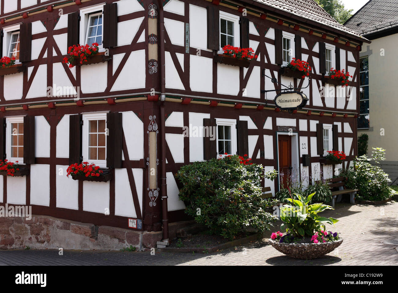 Heimatstube, musée local à Ransbach Hohenroda, municipalité, Rhoen, Hesse, Germany, Europe Banque D'Images