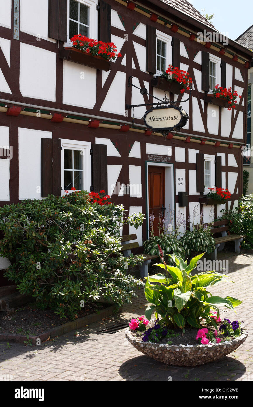 Heimatstube, musée local à Ransbach Hohenroda, municipalité, Rhoen, Hesse, Germany, Europe Banque D'Images