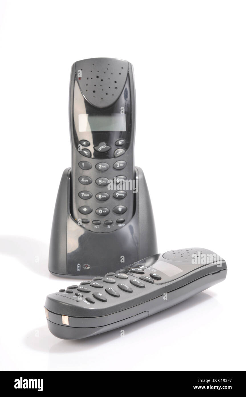 CT1 + analogique téléphone sans fil, pas autorisés à partir de 2009 sur Banque D'Images
