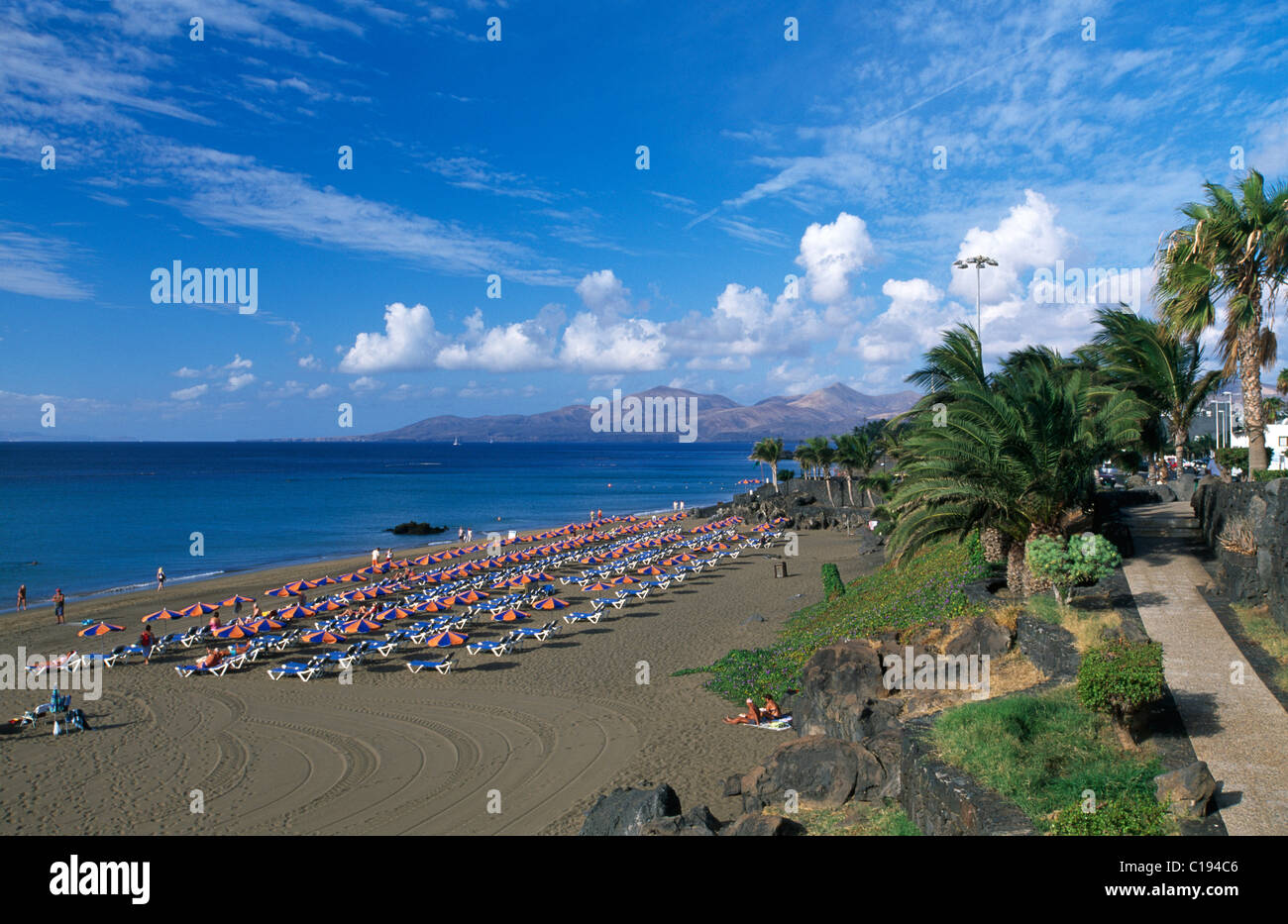 Playa Blanca Puerto del Carmen, Lanzarote, Canary Islands, Spain, Europe Banque D'Images
