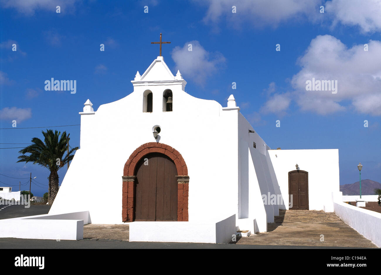 Église de Tiagua, Lanzarote, Canary Islands, Spain, Europe Banque D'Images