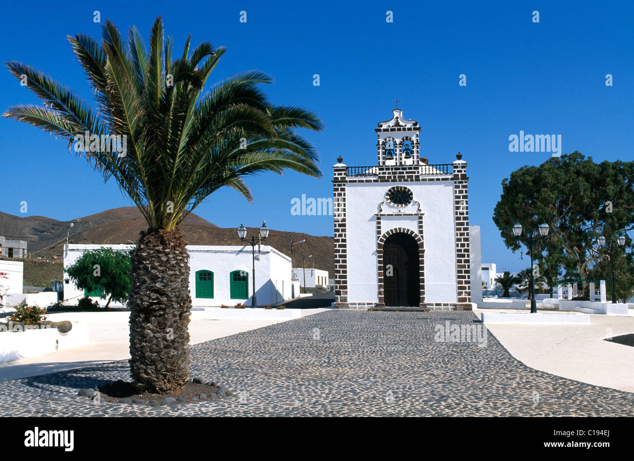 Dans l'église San Juan, Lanzarote, Canary Islands, Spain, Europe Banque D'Images