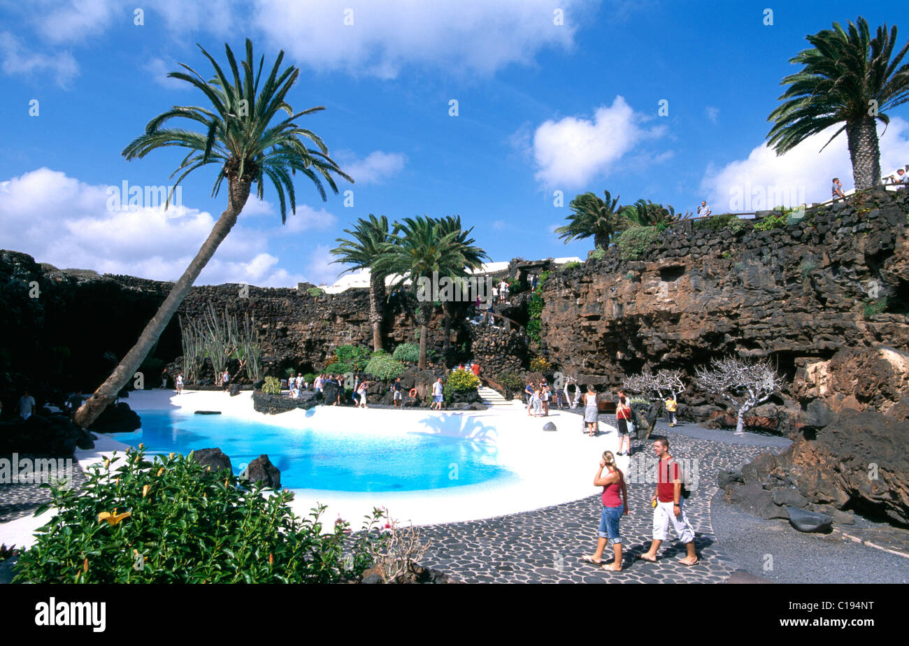 Jameos de Agua de Manrique, Lanzarote, Canary Islands, Spain, Europe Banque D'Images