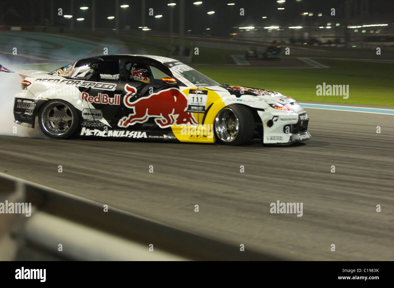 Formula drift, circuit Yas Marina, mars 2011, Abu Dhabi Émirats arabes unis Banque D'Images