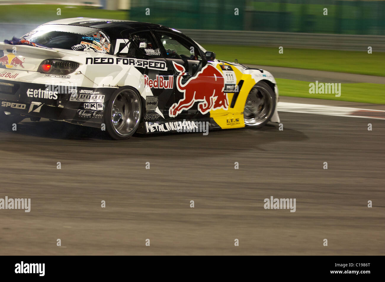 Formula drift, circuit Yas Marina, mars 2011, Abu Dhabi Émirats arabes unis Banque D'Images