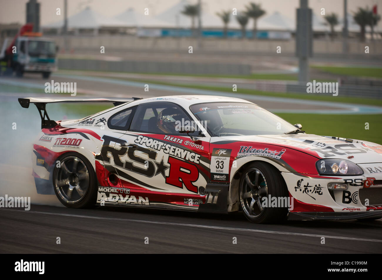 Formula drift, circuit Yas Marina, mars 2011, Abu Dhabi Émirats arabes unis Banque D'Images