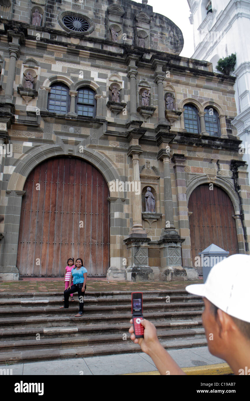 Panama,Latin,Amérique Centrale,Panama City,Casco Viejo,San Felipe,colonial,site du patrimoine mondial,restauration,préservation,Cathédrale métropolitaine,1674,chur Banque D'Images