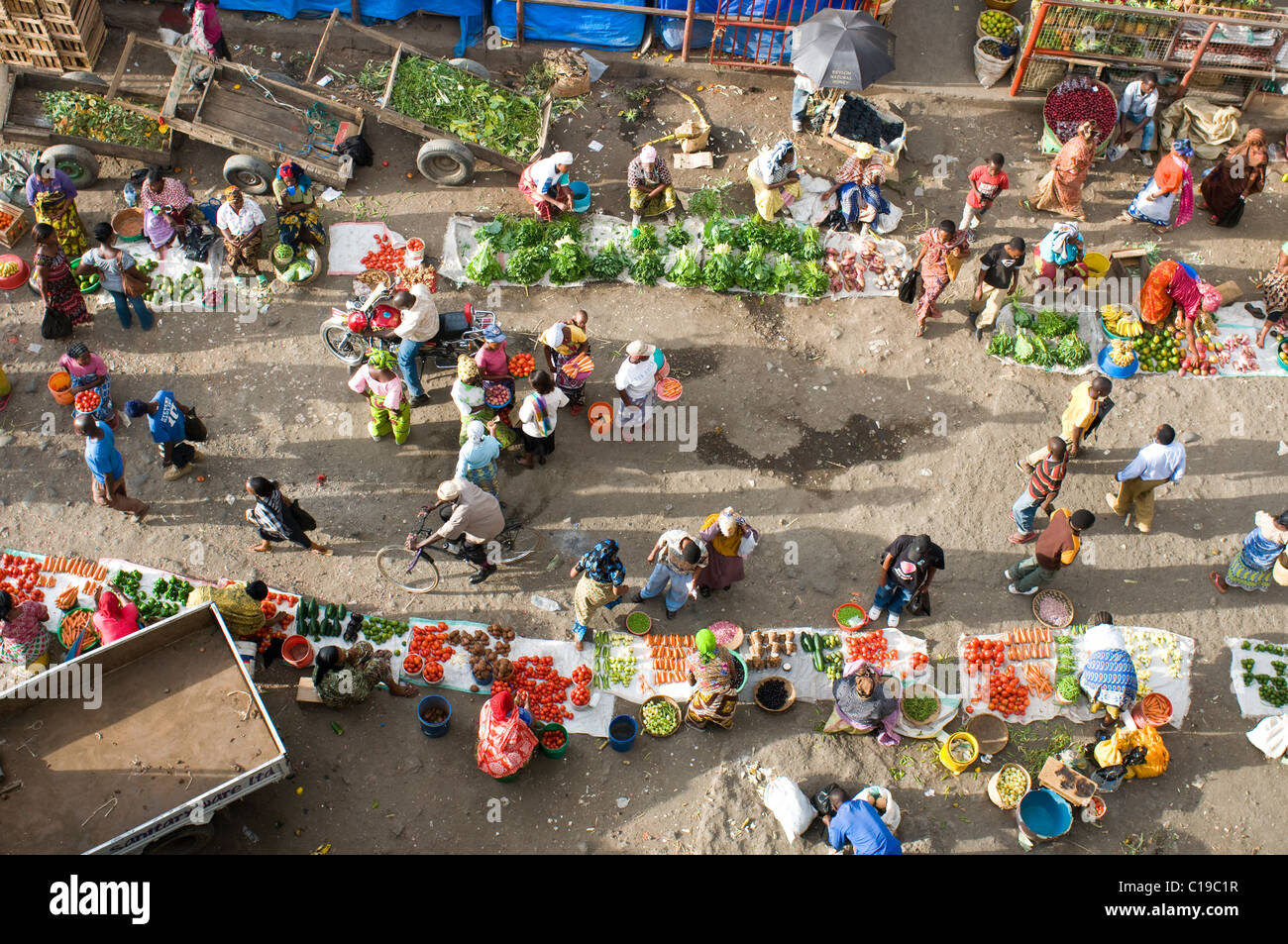 Marché Central, Arusha, Tanzanie Banque D'Images