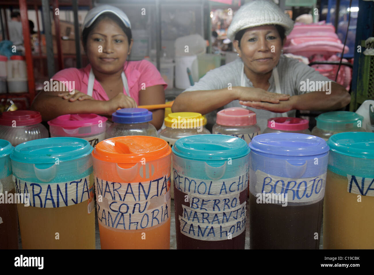 Panama Panama City,Ancon,Mercado Público,marché public,vendeurs,stall stands stand marché achat vente,vente,shopping shopper shopping boutique Banque D'Images