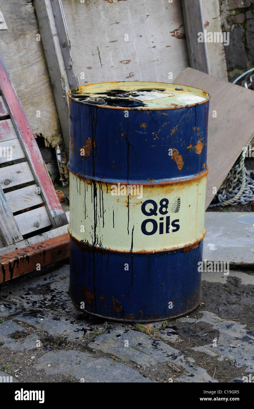 Un baril de pétrole Banque D'Images