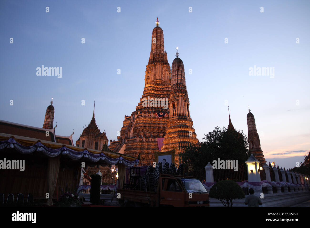 Wat Arun temple à Bangkok Banque D'Images