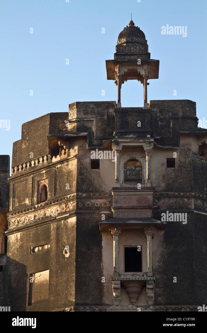 Ruines d'un fort, fort de Gwalior, Gwalior, Madhya Pradesh, Inde Banque D'Images