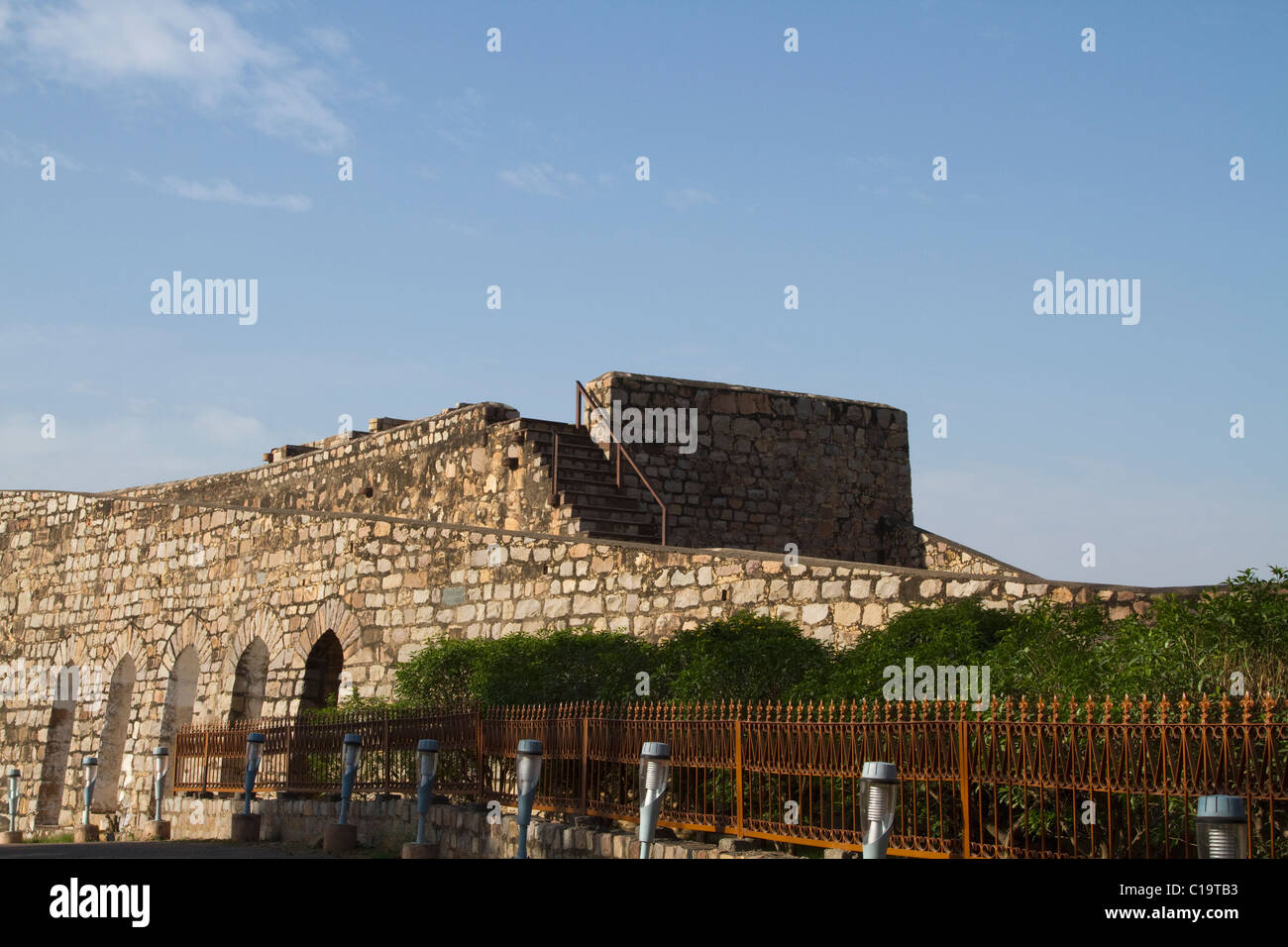Remparts d'un fort, Fort Jhansi, Jhansi, Uttar Pradesh, Inde Banque D'Images Remparts d'un fort, Fort Jhansi, Jhansi, Uttar Pradesh, Inde Banque D'Images