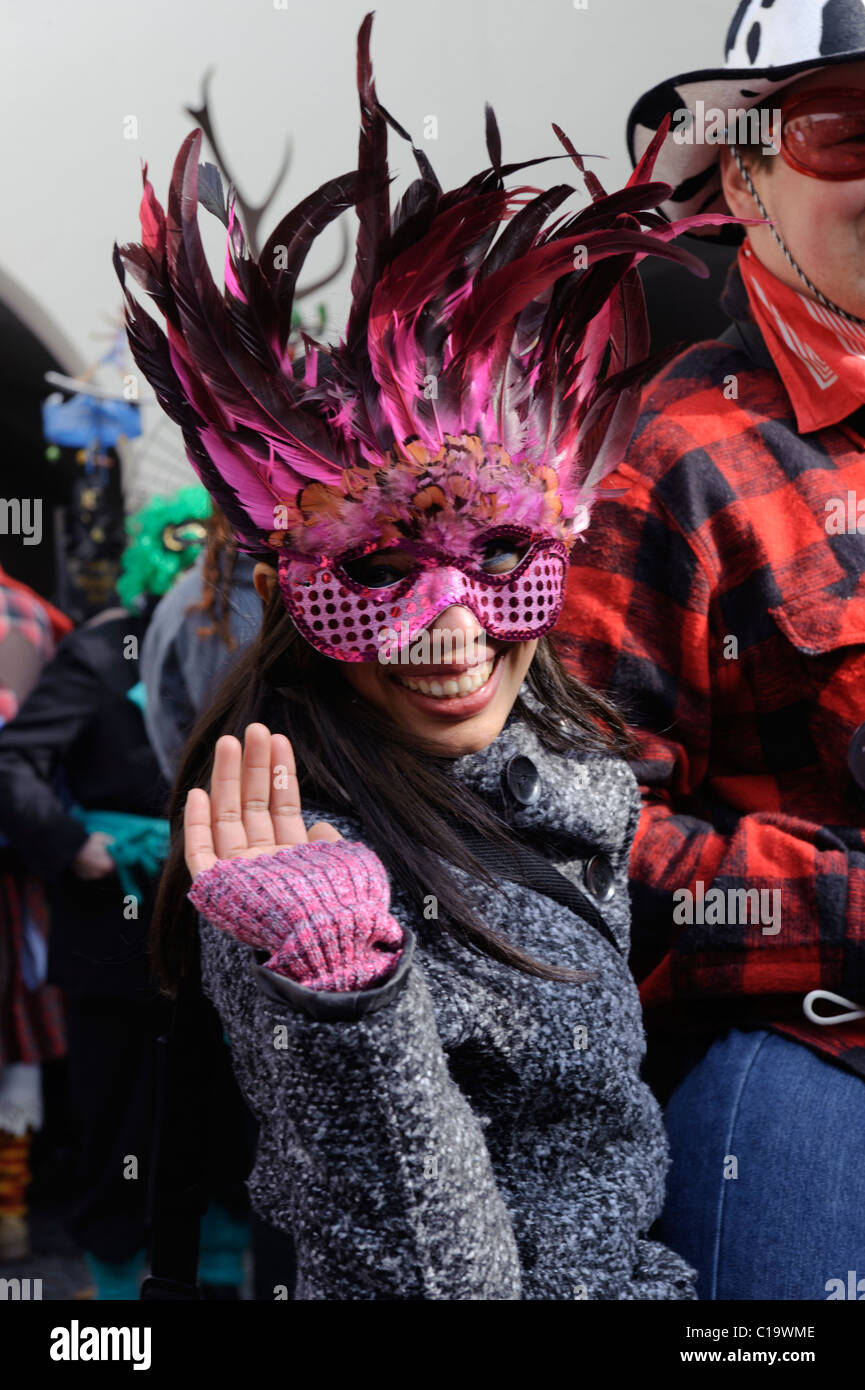 Swabian-Alemanic Carnaval à Konstanz, Baden-Württemberg, Allemagne Banque D'Images