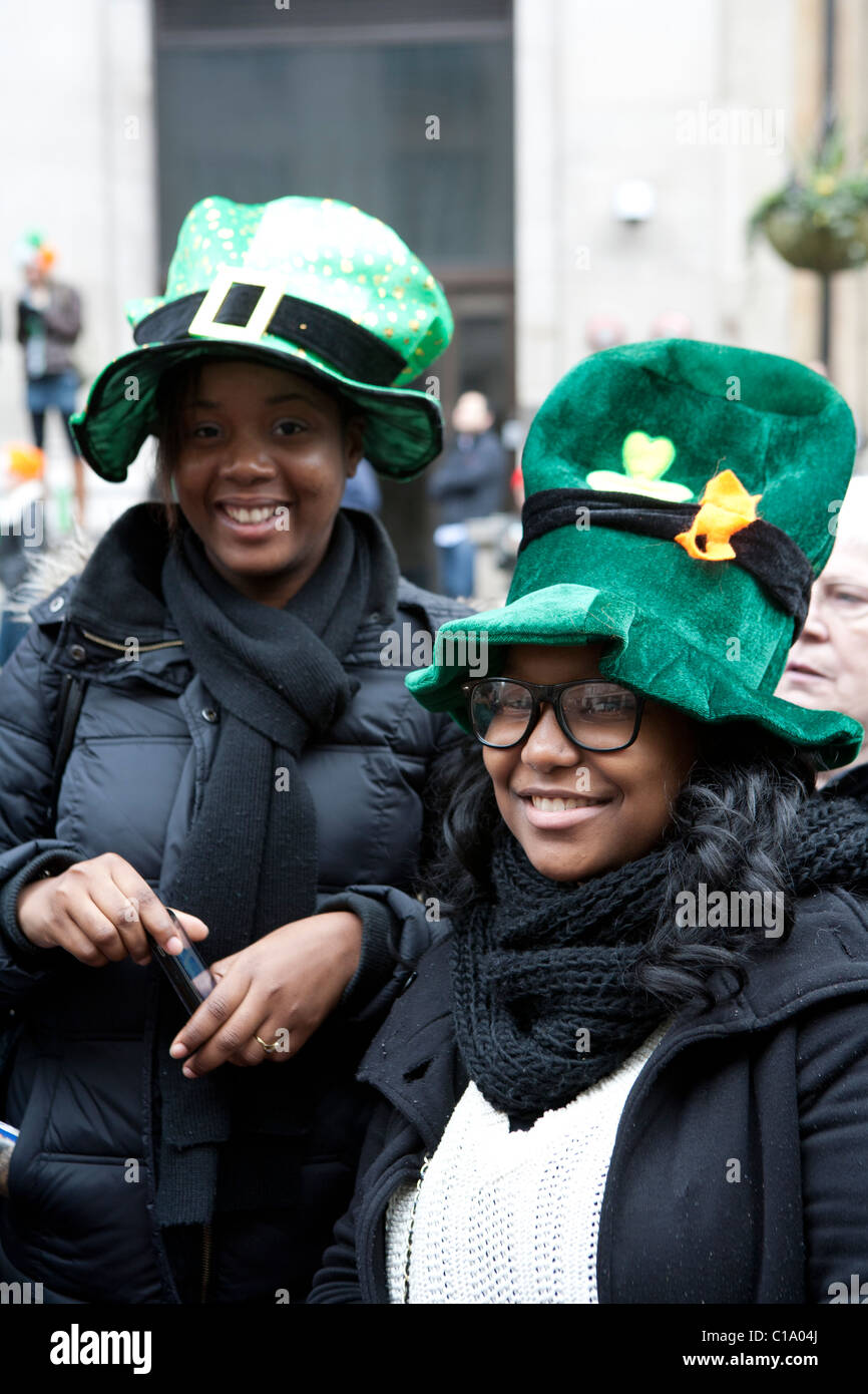 Saint Patrick's Day Parade, Londres 13/03/2011 Banque D'Images