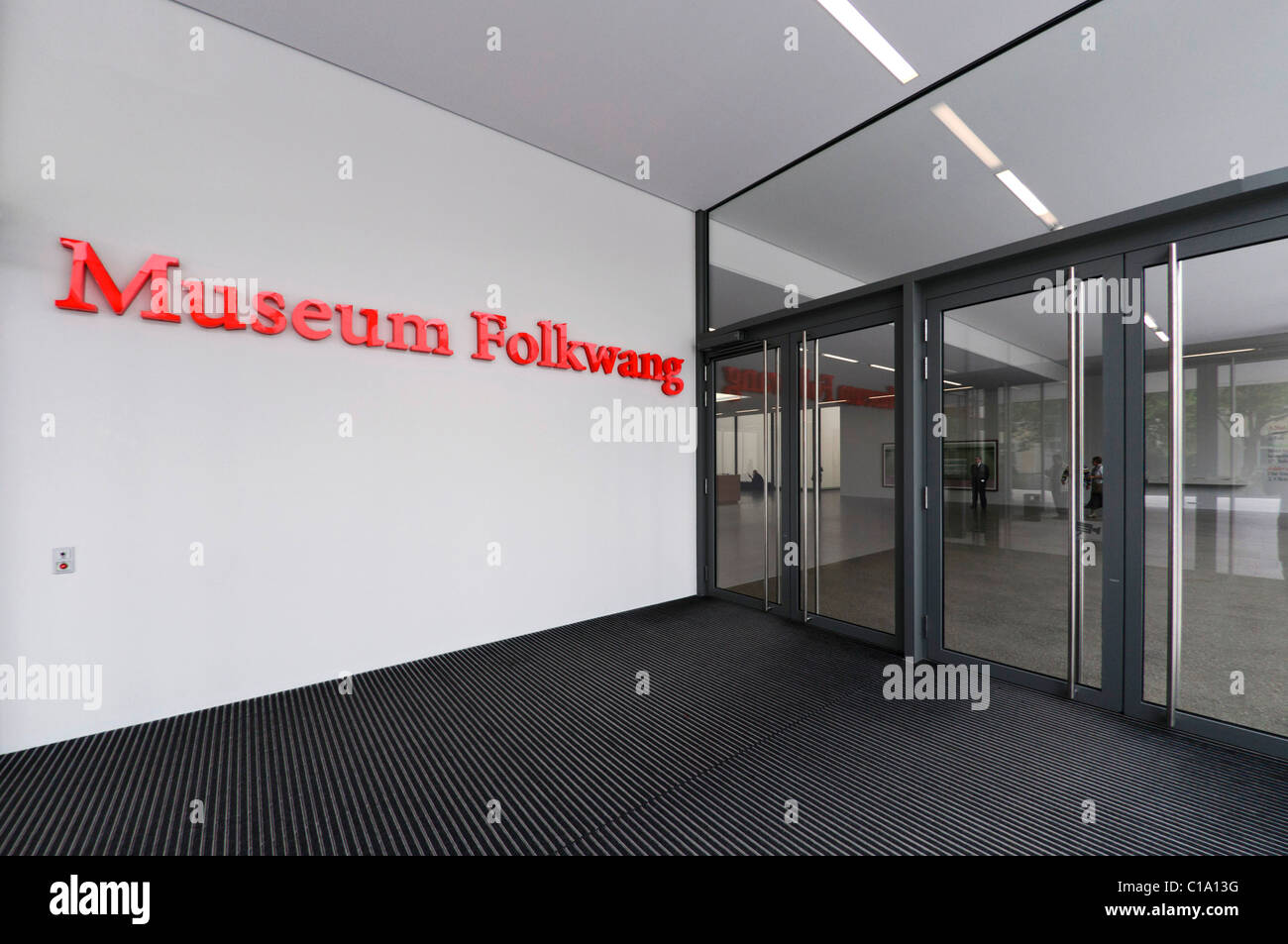 Entrée au Musée Folkwang à Essen, Allemagne Banque D'Images