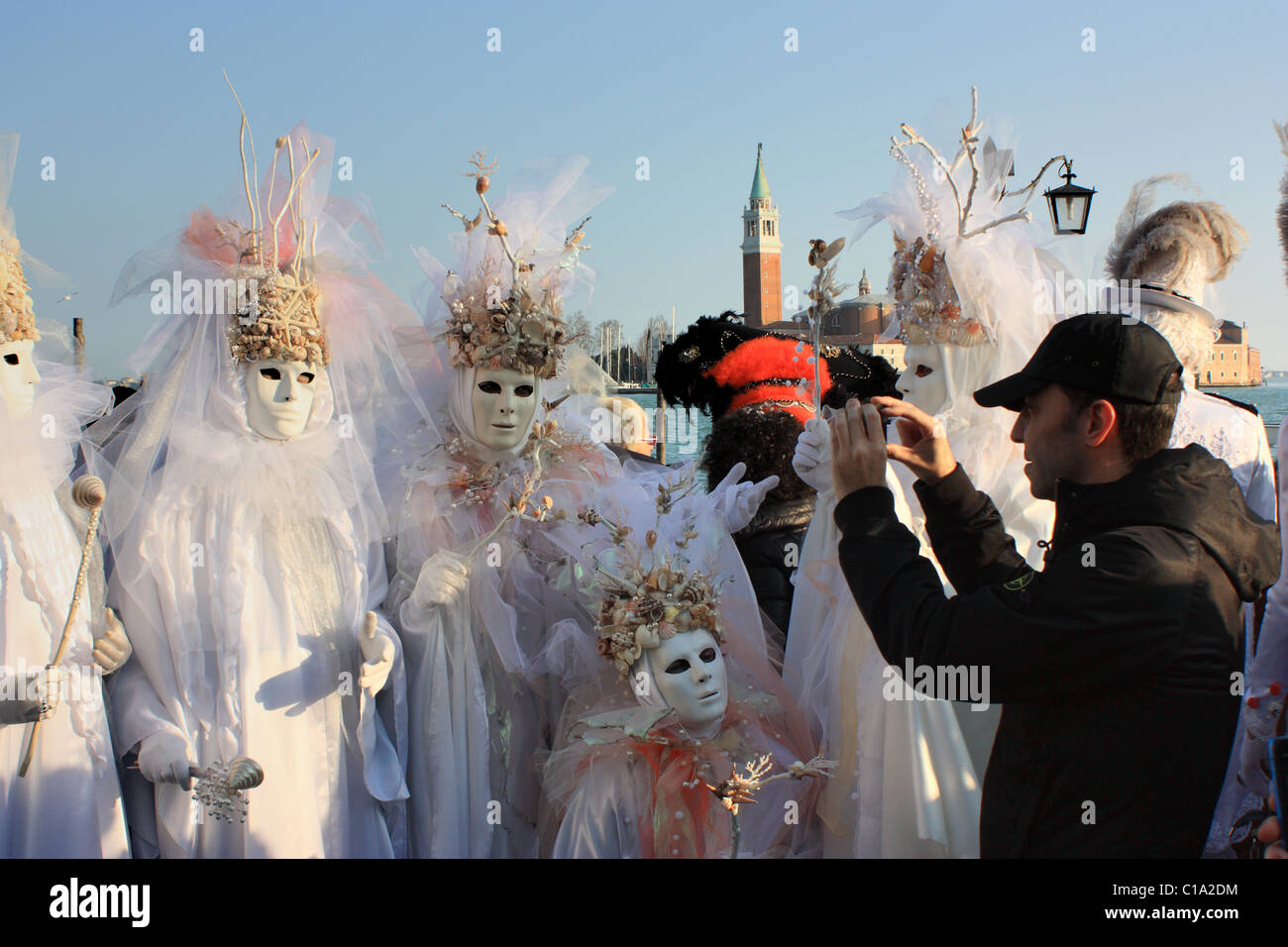 Carnevale di Venezia, Italie Banque D'Images