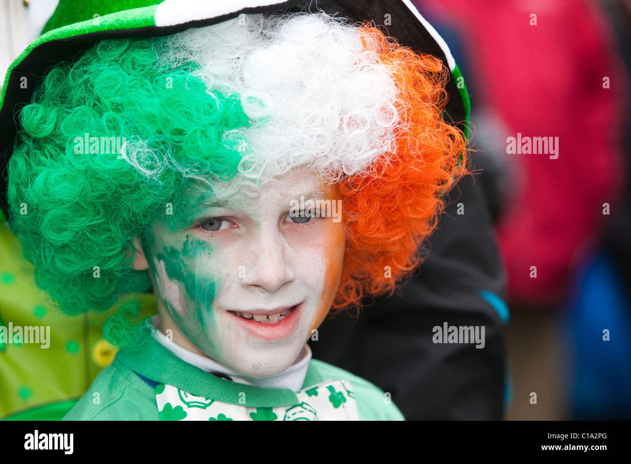 Londres, Angleterre - le jour de la Saint Patrick festival et parade à Londres Banque D'Images