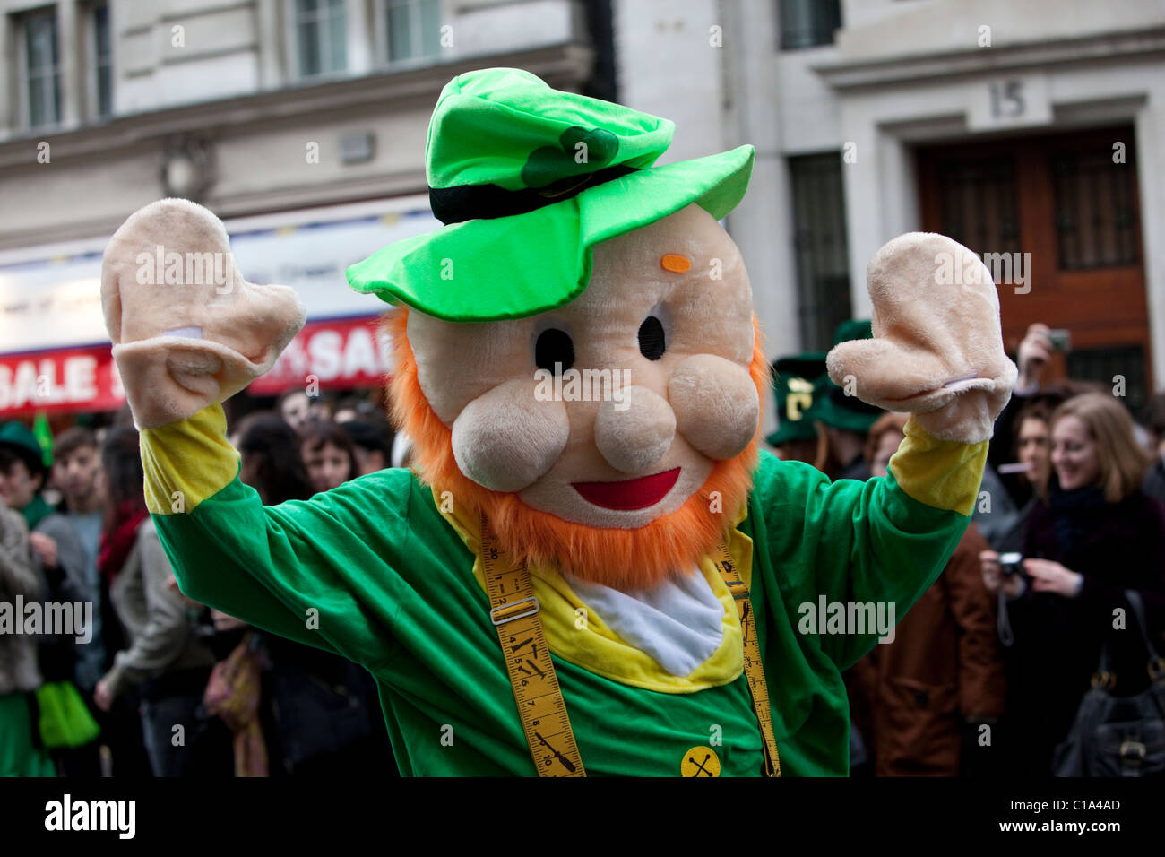 Londres, Angleterre - le jour de la Saint Patrick festival et parade à Londres Banque D'Images