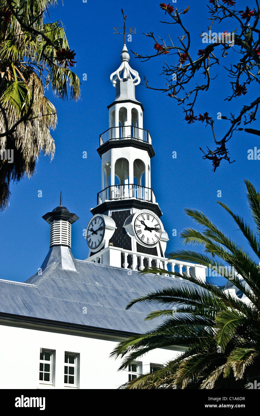 Église réformée hollandaise, Swellendam, Afrique du Sud Banque D'Images