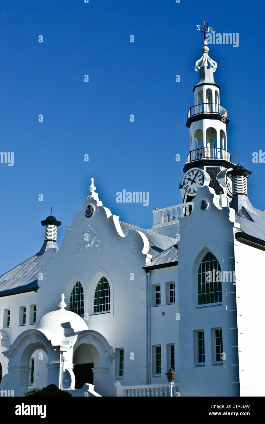 Église réformée hollandaise, Swellendam, Afrique du Sud Banque D'Images