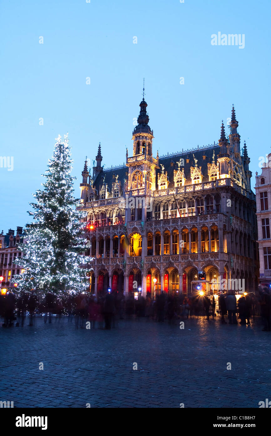 Bruxelles à Noël Banque D'Images
