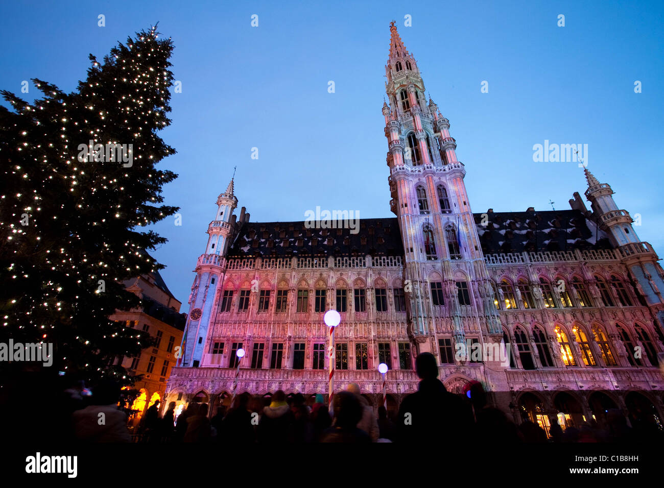 Bruxelles à Noël Banque D'Images