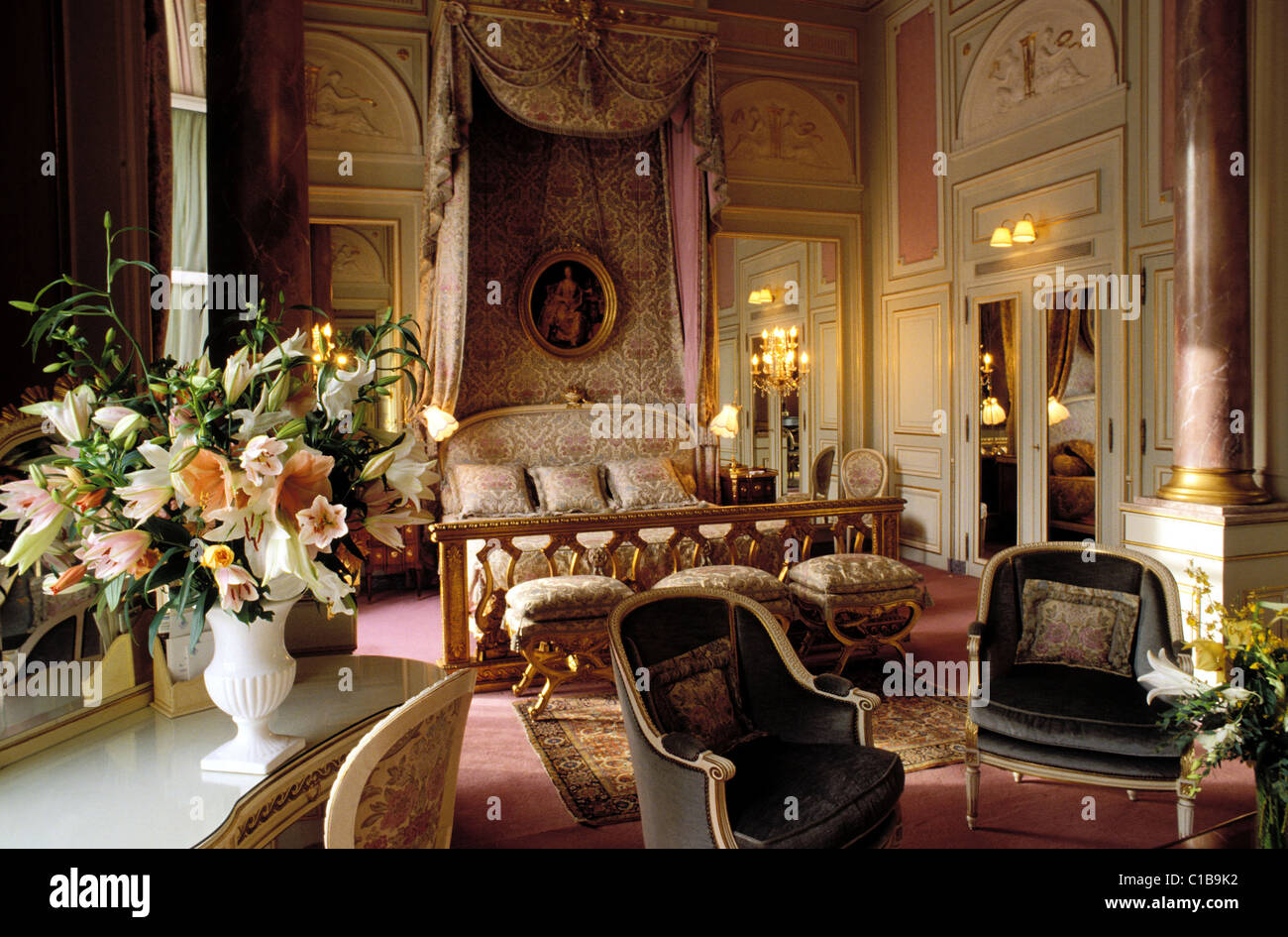 France, Paris, suite impériale de l'Hôtel Ritz Photo Stock - Alamy
