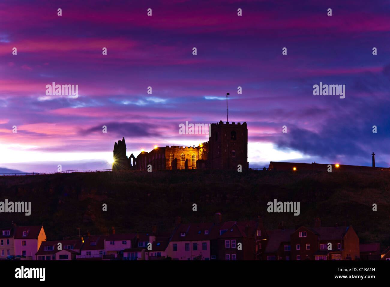 Whitby, dans le Yorkshire du Nord Banque D'Images