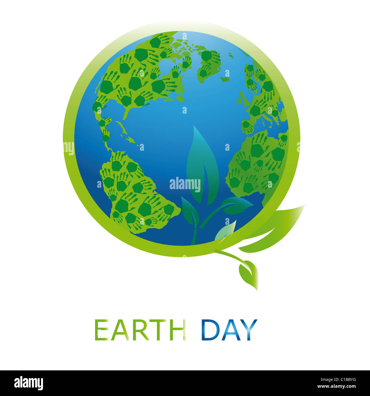 Le jour de la terre, symbole de la planète Banque D'Images