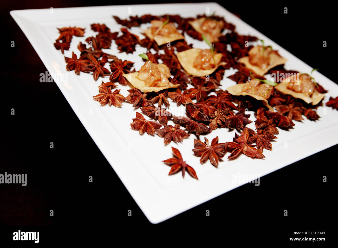 Gastronomie apéritif à l'ANIS ÉTOILE Banque D'Images