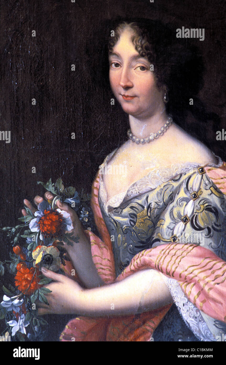 France, Yvelines, château de Rambouillet (résidence présidentielle), un portrait de l'époque royale Banque D'Images France, Yvelines, château de Rambouillet (résidence présidentielle), un portrait de l'époque royale Banque D'Images