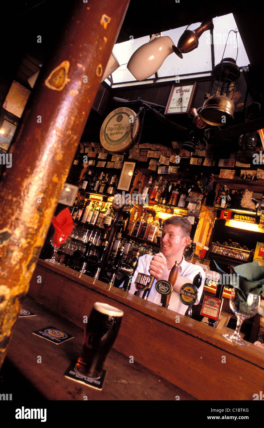 République d'Irlande, Dublin County, le Brazen Head pub Banque D'Images