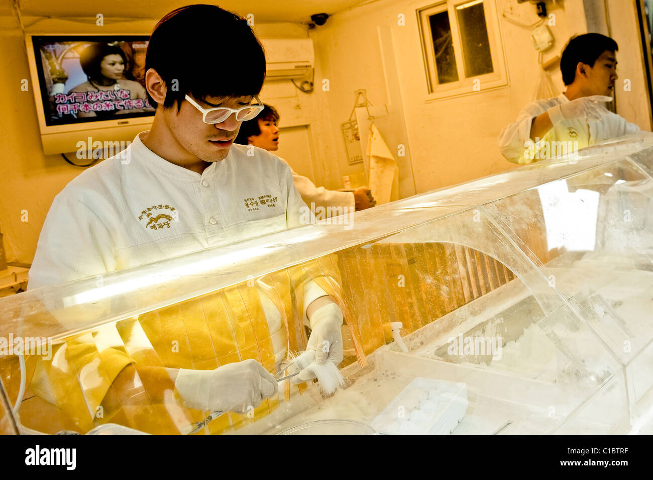 Les gens d'Insadong, Séoul, Corée du Sud, Asie Banque D'Images