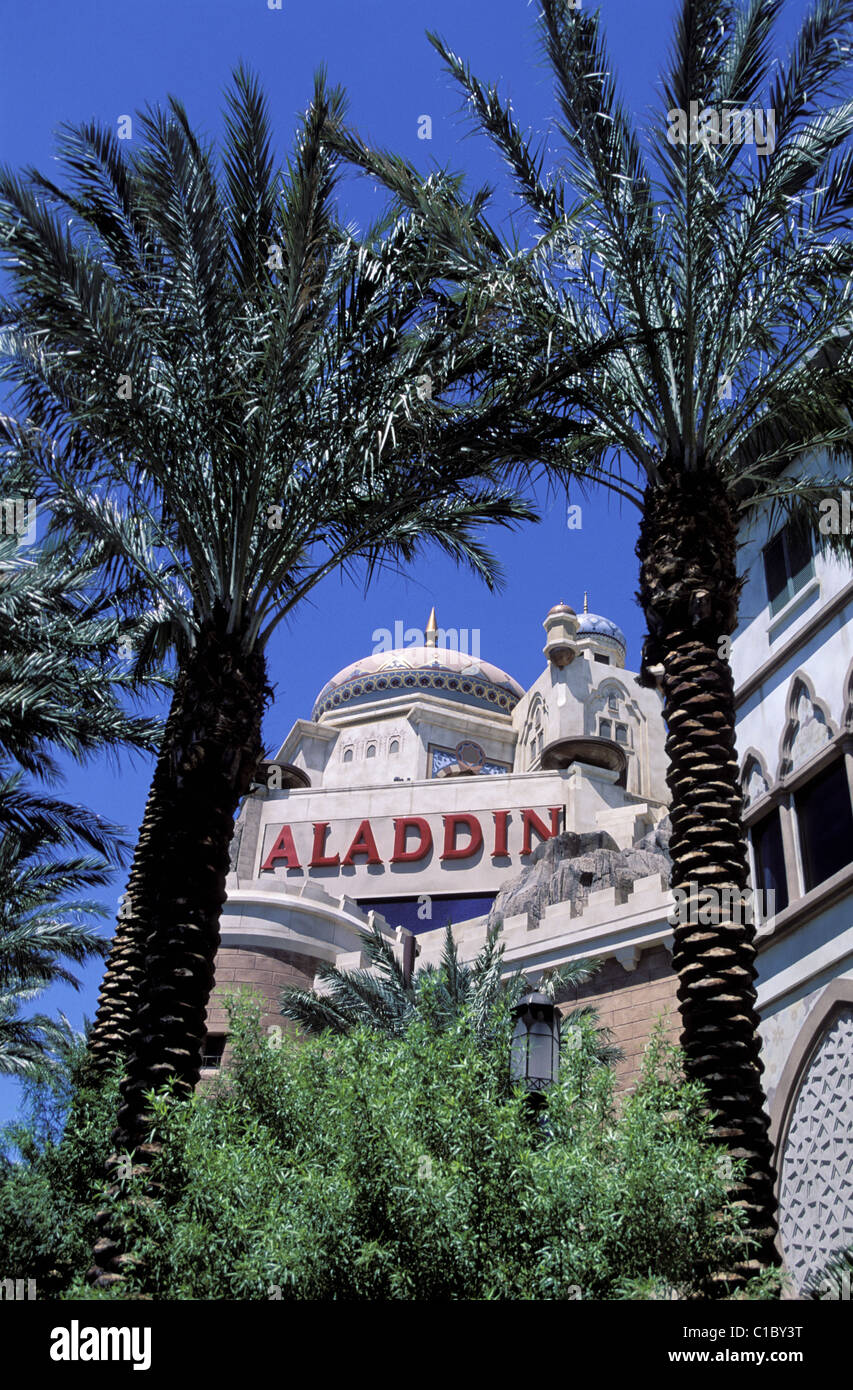 United States, Nevada, Las Vegas, Aladdin Hotel Banque D'Images
