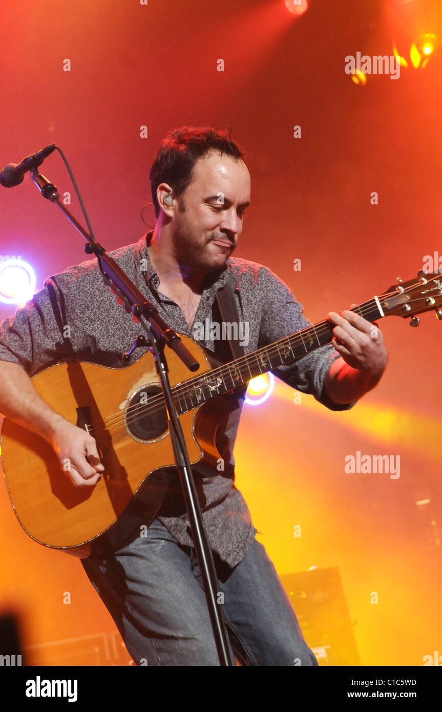 Dave Matthews effectue au Madison Square Garden. La ville de New York, USA - 14.04.09 Banque D'Images