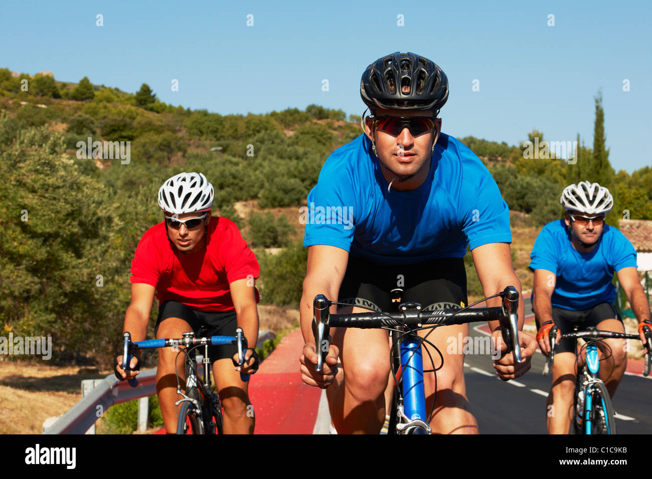 Cycle de course Banque D'Images